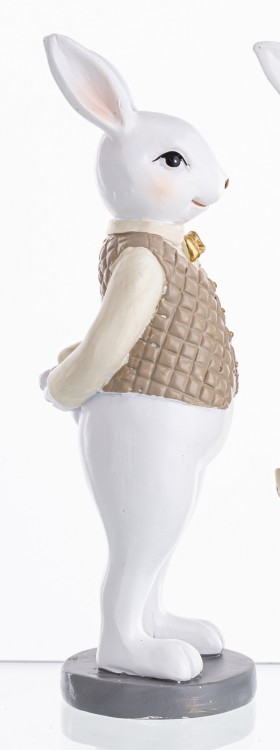 FIGURKA ZAJĄC W KAMIELCE ZŁOTA MUCHA