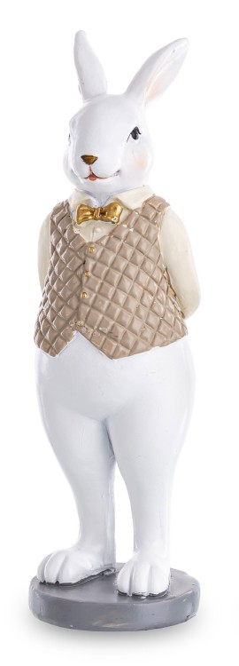 FIGURKA ZAJĄC W KAMIELCE ZŁOTA MUCHA