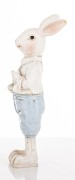 FIGURKA ZAJĄC Z TORBĄ CHŁOPIEC WIELKANOC