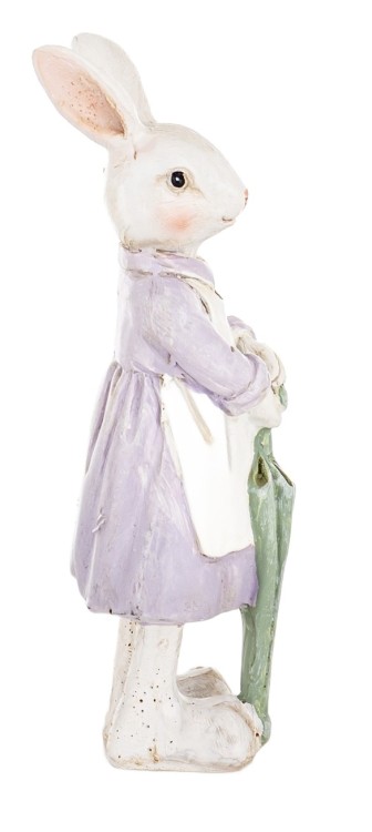 FIGURKA ZAJĄC Z PARASOLEM WIELKANOCNA