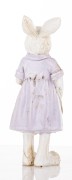 FIGURKA ZAJĄCZKA W FIOLETOWEJ SUKIENCE