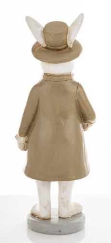 Figurka Zając Dżentelmen z Książką i Cylindrem