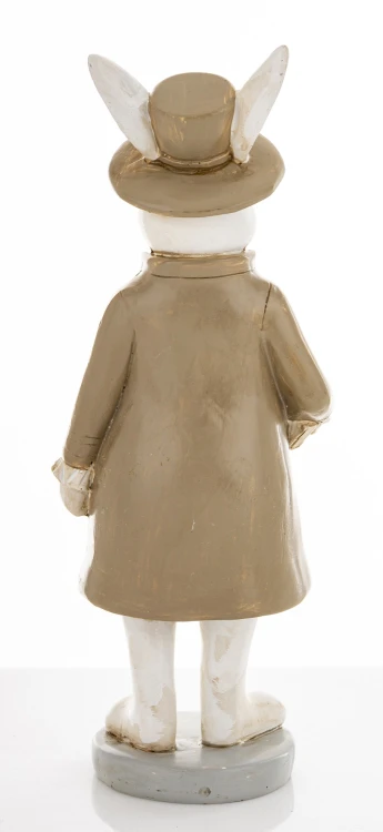 Figurka Zając Dżentelmen z Książką i Cylindrem