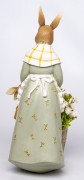Figurka Wielkanocna Zające z Koszem Kwiatów