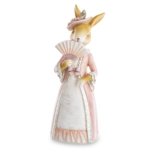 Figurka Królik Dama z Wachlarzem