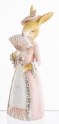 Figurka Królik Dama z Wachlarzem