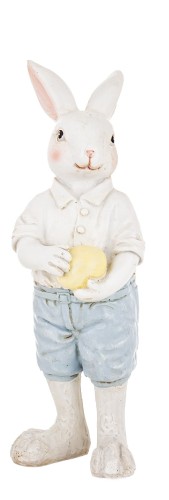 Figurka Wielkanocna Królik z Jajkiem Ozdoba