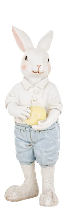Figurka Wielkanocna Królik z Jajkiem Ozdoba