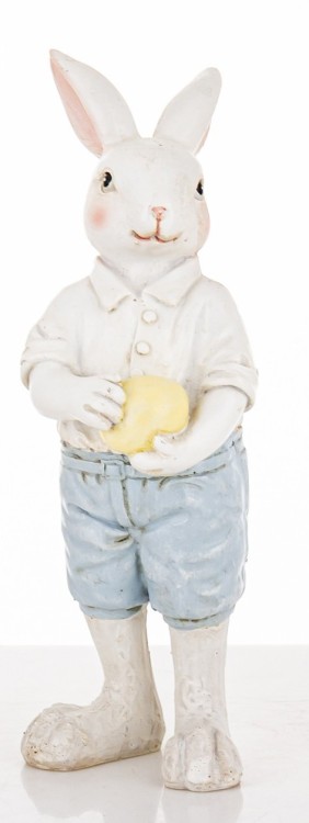 Figurka Wielkanocna Królik z Jajkiem Ozdoba