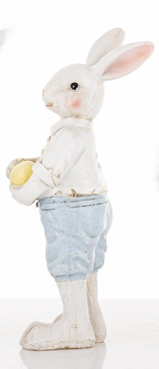 Figurka Wielkanocna Królik z Jajkiem Ozdoba