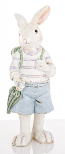Figurka Wielkanocna Królik Podróżnik Zajączek