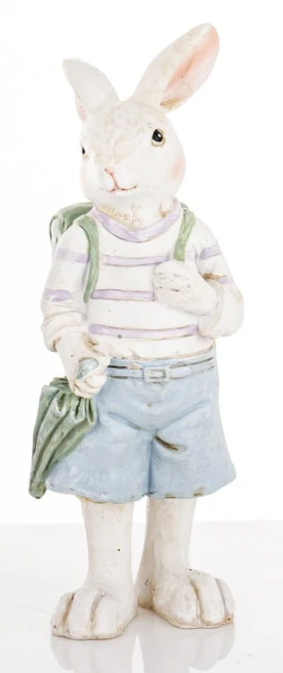Figurka Wielkanocna Królik Podróżnik Zajączek