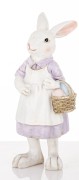 Figurka Wielkanocna Króliczka z Koszyczkiem