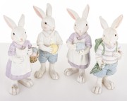 Figurka Wielkanocna Króliczka z Koszyczkiem