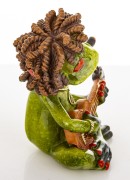 FIGURKA ŻABA RASTA MUZYK PREZENT DO DOMU DEKORACJA