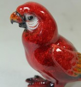 10x16CM FIGURKA PAPUGA ARA CZERWONA EGZOTYCZNA OZDOBA PREZENT
