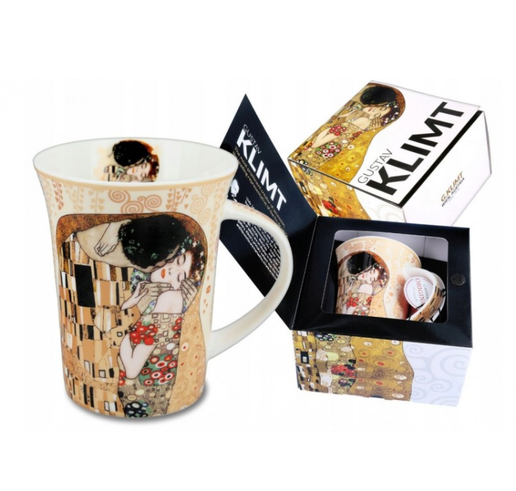 Kubek 350 ml - Gustav Klimt The Kiss CARMANI