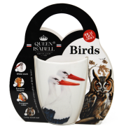 KUBEK PORCELANOWY Z BOCIANEM 350ml