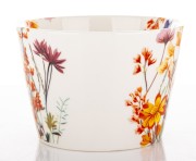 KUBEK PORCELANOWY 450ML KWIATY 8x15CM