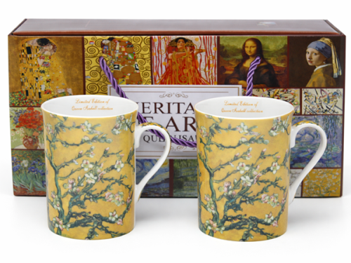 ZESTAW 2 KUBKÓW 300ML VAN GOGH KWITNĄCY MIGDAŁOWIEC