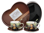 ZESTAW 2 FILIŻANKI 250ML MONA LISA DA VINCI PREZENT
