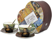 ZESTAW 2 FILIŻANKI 250ML MONA LISA DA VINCI PREZENT