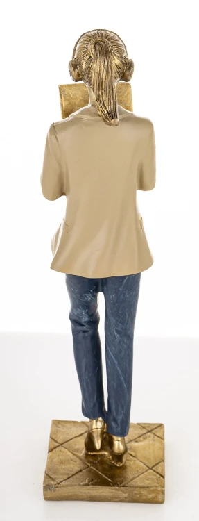 FIGURKA KOBIETA Z LAPTOPEM BUSINESS LADY PREZENT 24x6,5CM