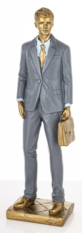 FIGURKA MĘŻCZYZNA BIZNESMEN ELEGANCKI PREZENT 25x7CM