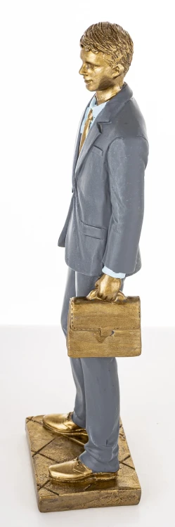 FIGURKA MĘŻCZYZNA BIZNESMEN ELEGANCKI PREZENT 25x7CM