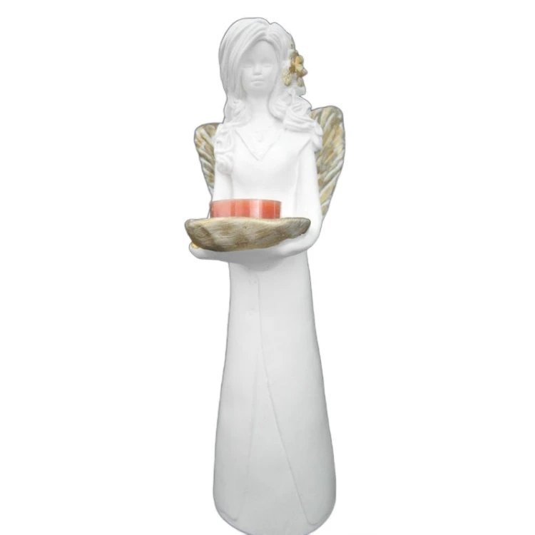 FIGURKA GIPSOWA ANIOŁ AGA 32CM ŚLUB KOMUNIA PREZENT