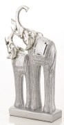 FIGURKA DEKORACYJNA 2 SŁONIE 30x16x6,5