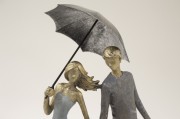 FIGURKA PARA POD PARASOLEM DEKORACJA NA PREZENT 37CM