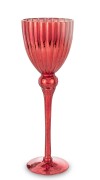 KIELICH ŚWIECZNIK CZERWONY 35CM