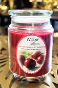 DUŻA ŚWIECA SOJOWA WILLOW - SWEET CHERRIES_CINNAMON W ZAMYKANYM SŁOIKU