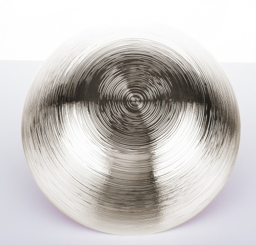 MISA CZERWONO-SREBRNA 28X28X11,50 CZERWONA WEWNĄTRZ, SREBRNA NA ZEWNĄTRZ