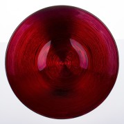 MISA CZERWONO-SREBRNA 28X28X11,50 CZERWONA WEWNĄTRZ, SREBRNA NA ZEWNĄTRZ