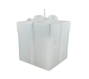 Świeca Z DIODĄ PREZENT led 75/75/80 biały