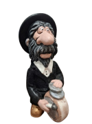 FIGURKA ŻYD MUZYKANT Z BĘBENKIEM 15 CM