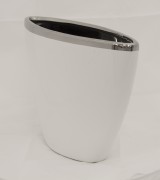 WAZON BIAŁY PŁASKI ŚREDNI 23,5X39X11,5CM