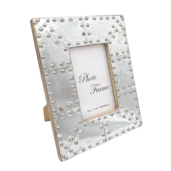 Drewniana ramka na zdjęcia SILVER, format zdjęcia 15 x 10 cm