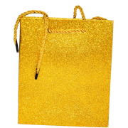 Torebka Prezentowa Złota Brokatowa 17x14CM