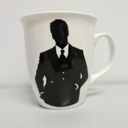 KUBEK porcelanowy GENTELMEN MEN IN BLACK 500ml