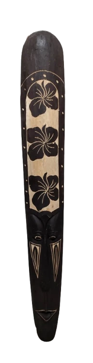 DREWNIANA MASKA RZEŹBIONA 100CM