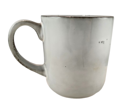 KUBEK CERAMICZNY SZARY 320ML