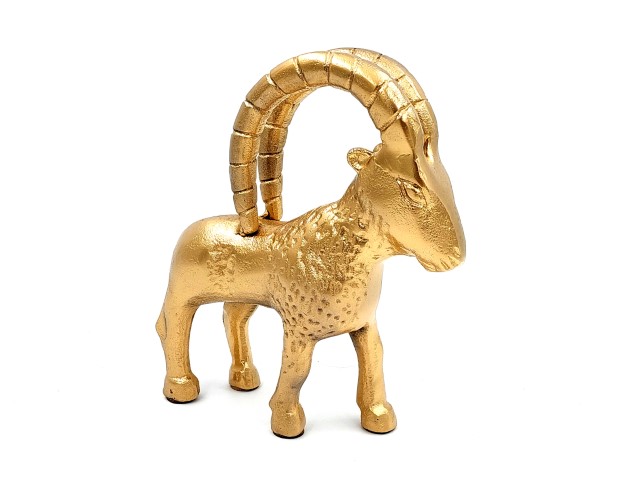 FIGURKA DEKORACYJNA KOZIOROŻEC 23,5cm ALUMINIUM