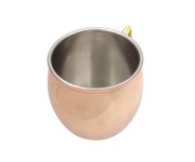 KUBEK ZE STALI NIERDZEWNEJ POKRYTY MIEDZIĄ 500ML 9 x 11 x 8.5 cm