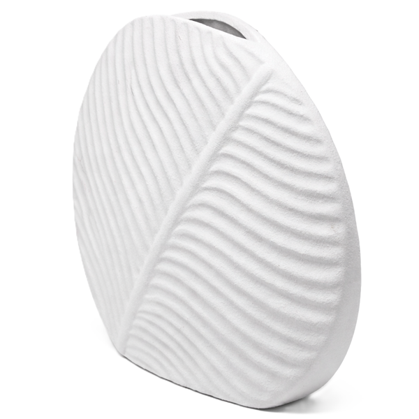 WAZON CERAMICZNY BIAŁY 16,5X18X4,5CM