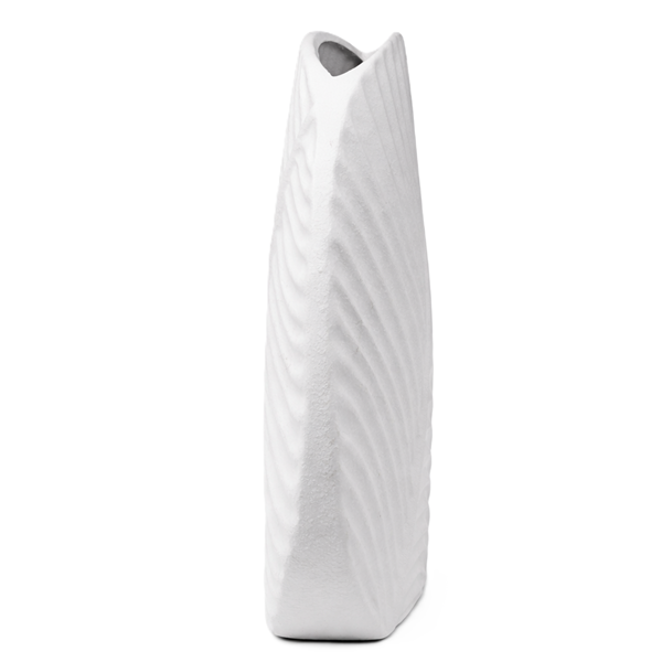 WAZON CERAMICZNY BIAŁY 16,5X18X4,5CM