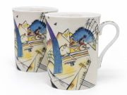ZESTAW 2 KUBKÓW ART GALLERY KANDINSKY 300ml