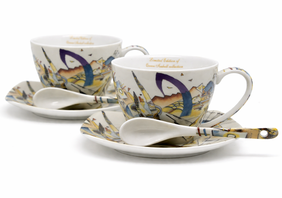 KOMPLET 2 FILIŻANEK ART GALLERY KANDINSKY 250ml